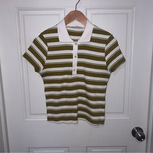 ZARA Striped Polo Shirt